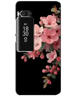 Чехол для Meizu Pro 7 Plus с картинкой «Розовая ветка сакуры»