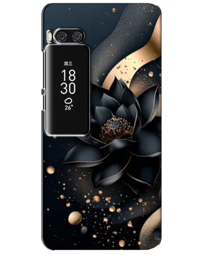 Чехол для Meizu Pro 7 Plus с картинкой «Черный лотос»