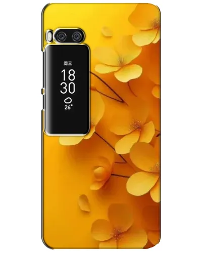 Чехол для Meizu Pro 7 Plus с картинкой «Золотые лепестки»