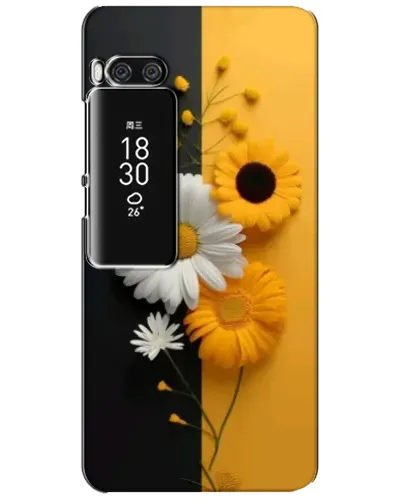Чехол для Meizu Pro 7 Plus с картинкой «Подсолнух и ромашка»