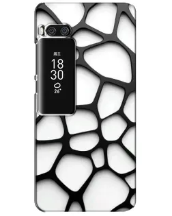 Чехол для Meizu Pro 7 Plus с картинкой «Белая объемная сетка» Чехол для Meizu Pro 7 Plus с картинкой «Белая объемная сетка»