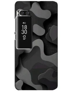 Чехол для Meizu Pro 7 Plus с картинкой «Темный абстрактный камуфляж» Чехол для Meizu Pro 7 Plus с картинкой «Темный абстрактный камуфляж»