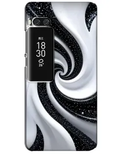 Чехол для Meizu Pro 7 Plus с картинкой «Черно-белая спираль» Чехол для Meizu Pro 7 Plus с картинкой «Черно-белая спираль»