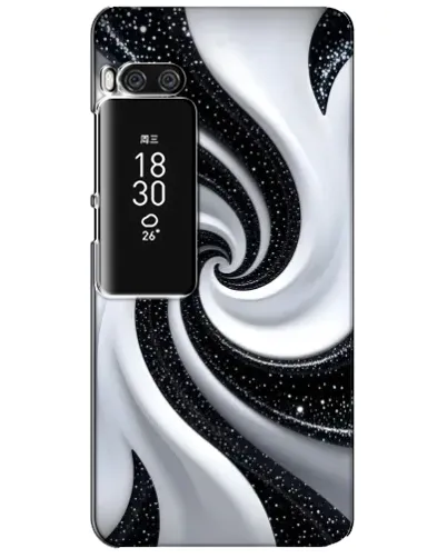 Чехол для Meizu Pro 7 Plus с картинкой «Черно-белая спираль» Чехол для Meizu Pro 7 Plus с картинкой «Черно-белая спираль»