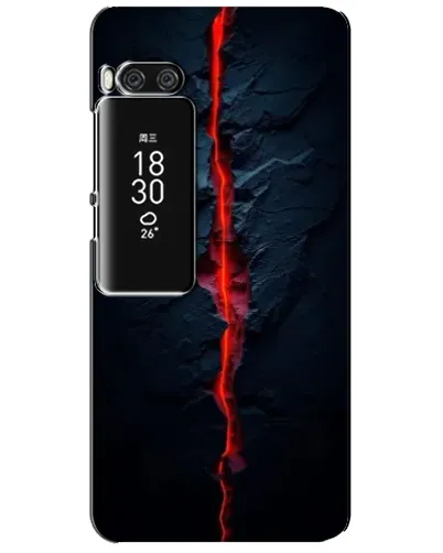 Чехол для Meizu Pro 7 Plus с картинкой «Kрасная лавовая трещина» Чехол для Meizu Pro 7 Plus с картинкой «Kрасная лавовая трещина»
