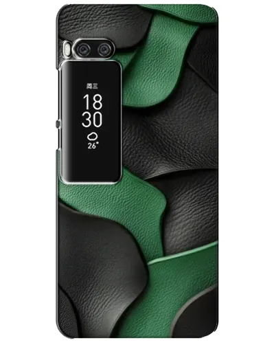 Чехол для Meizu Pro 7 Plus с картинкой «Зеленые кожаные волны» Чехол для Meizu Pro 7 Plus с картинкой «Зеленые кожаные волны»