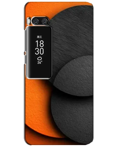 Чехол для Meizu Pro 7 Plus с картинкой «Геометрия оранжевых кругов» Чехол для Meizu Pro 7 Plus с картинкой «Геометрия оранжевых кругов»