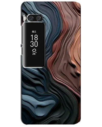 Чехол для Meizu Pro 7 Plus с картинкой «Цветные волны каньона» Чехол для Meizu Pro 7 Plus с картинкой «Цветные волны каньона»