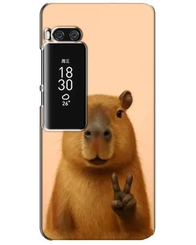 Чехол для Meizu Pro 7 Plus с картинкой «Капибара виктория»