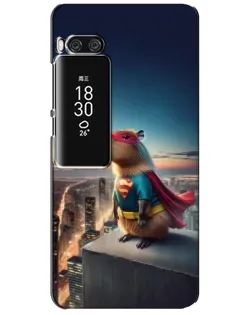 Чехол для Meizu Pro 7 Plus с картинкой «Капи-мен супергерой»