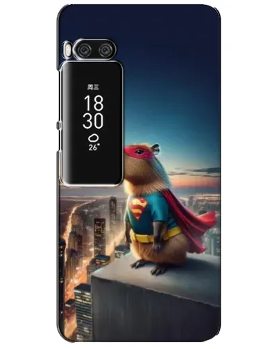 Чехол для Meizu Pro 7 Plus с картинкой «Капи-мен супергерой»
