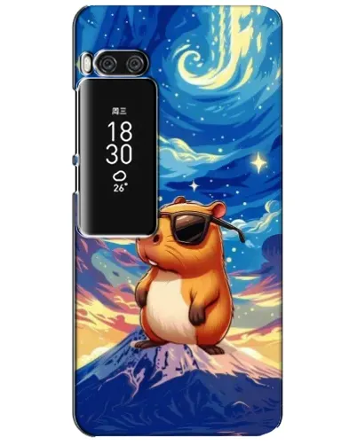 Чехол для Meizu Pro 7 Plus с картинкой «Капибара Ван Гога»