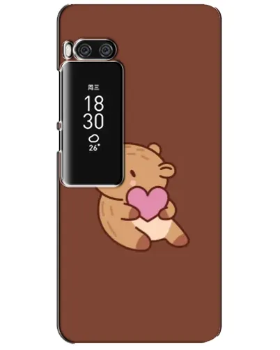 Чехол для Meizu Pro 7 Plus с картинкой «Капибара с сердцем»