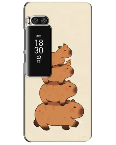 Чехол для Meizu Pro 7 Plus с картинкой «Башня из капибар»