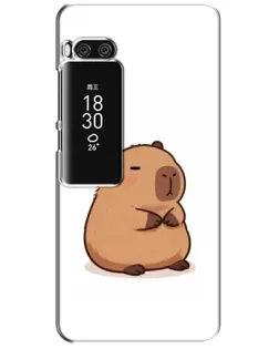 Чехол для Meizu Pro 7 Plus с картинкой «Толстенькая капибара»