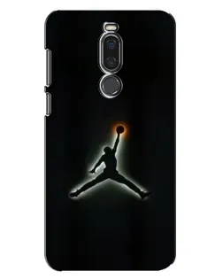 Чехол для Meizu X8 с картинкой «Jordan Gradient Logo»