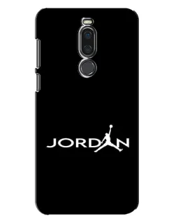 Чехол для Meizu X8 с картинкой «Jordan White Logo»