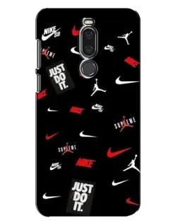 Чехол для Meizu X8 с картинкой «Nike Mix Pattern»