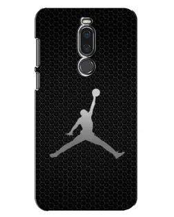 Чехол для Meizu X8 с картинкой «Jordan Dark Carbon»