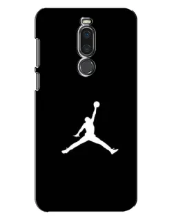 Чехол для Meizu X8 с картинкой «Jordan Silhouette»