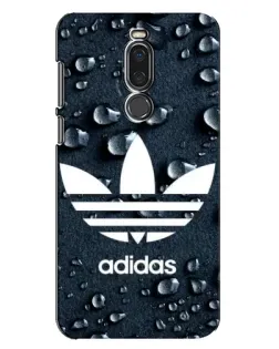 Чехол для Meizu X8 с картинкой «Adidas Trefoil Blue»