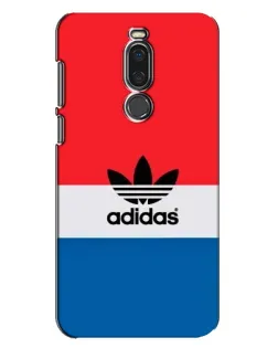 Чехол для Meizu X8 с картинкой «Ретро блоки Adidas»
