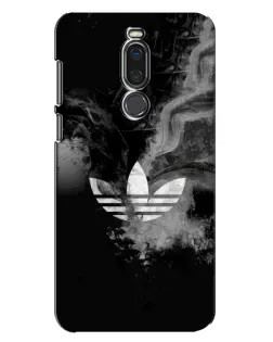 Чехол для Meizu X8 с картинкой «Абстрактный дым Adidas»