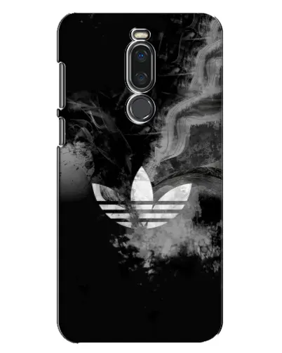 Чехол для Meizu X8 с картинкой «Абстрактный дым Adidas»