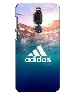 Чехол для Meizu X8 с картинкой «Океанская глубина адидас»