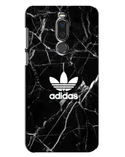 Чехол для Meizu X8 с картинкой «Белый мрамор Adidas»