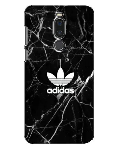 Чехол для Meizu X8 с картинкой «Белый мрамор Adidas»