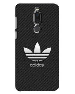 Чехол для Meizu X8 с картинкой «Adidas Карбоновая текстура»