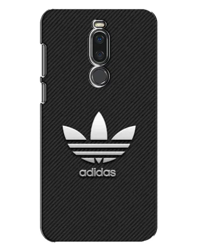 Чехол для Meizu X8 с картинкой «Adidas Карбоновая текстура»