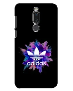 Чехол для Meizu X8 с картинкой «Взрыв красок Adidas»