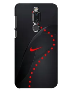 Чехол для Meizu X8 с картинкой «Абстрактный дизайн Nike»