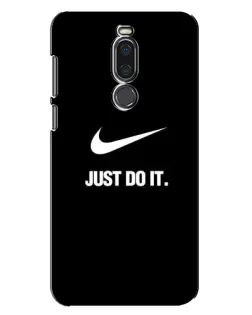 Чехол для Meizu X8 с картинкой «Классический принт Nike»