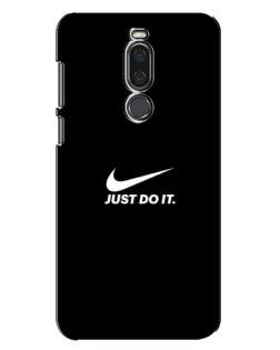 Чехол для Meizu X8 с картинкой «Минимализм от Nike»