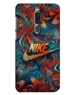 Чехол для Meizu X8 с картинкой «Nike в абстракции»