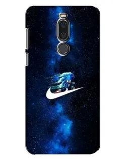 Чехол для Meizu X8 с картинкой «Звездный путь Nike»
