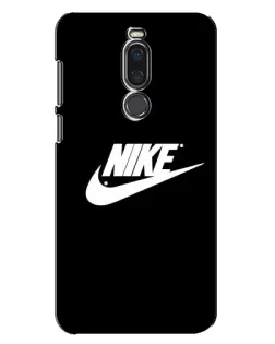 Чехол для Meizu X8 с картинкой «Мазки краски Nike»