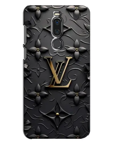 Чехол для Meizu X8 с картинкой «Кожаная текстура LV»
