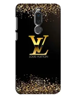 Чехол для Meizu X8 с картинкой «LV — золотые искры»