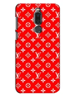 Чехол для Meizu X8 с картинкой «Яркий паттерн LV»