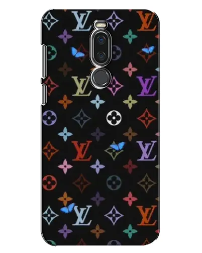 Чехол для Meizu X8 с картинкой «Цветная монограмма LV»