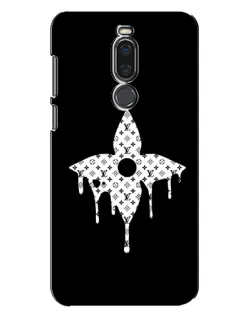 Чехол для Meizu X8 с картинкой «Цветочная монограмма»