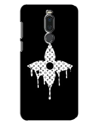Чехол для Meizu X8 с картинкой «Цветочная монограмма»
