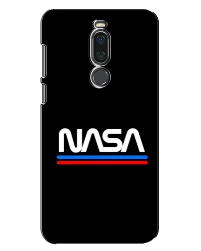 Чехол для Meizu X8 с картинкой «NASA — классика Red Blue» Чехол для Meizu X8 с картинкой «NASA — классика Red Blue»