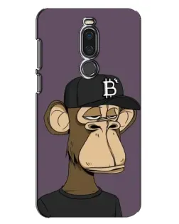Чехол для Meizu X8 с картинкой «Bored Ape в кепке»