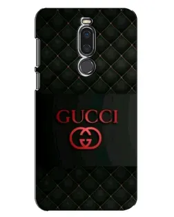 Чехол для Meizu X8 с картинкой «Gucci — стеганый черный»