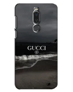 Чехол для Meizu X8 с картинкой «Gucci — морской прибой»
